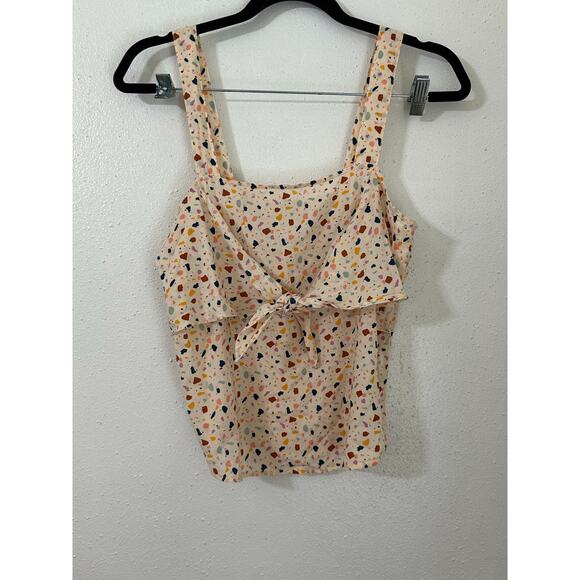 MADEWELL front tie blouse size 2 - Picture 1 of 7